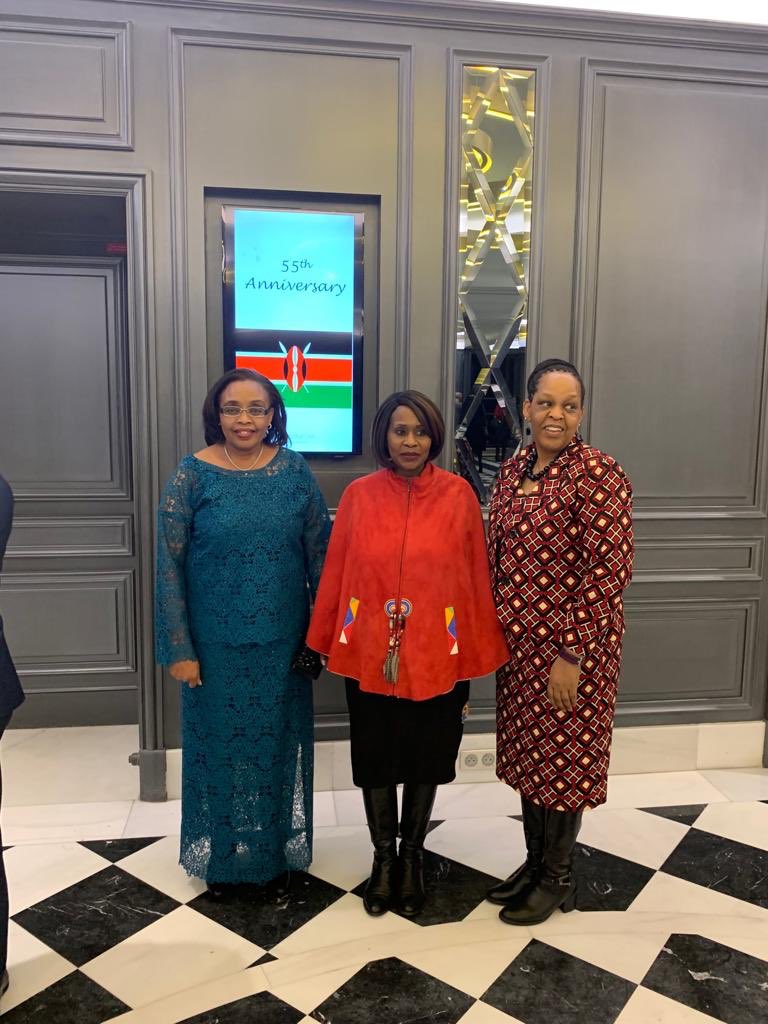 JudiWakhungu's tweet photo. Jamhuri Day in Paris: 1 Paying tribute to our Founding Fathers/Mothers. 2 Bilateral relations with France are stronger than ever. 3 Looking forward to President Macron’s State visit to Kenya in March 2019. #KenyaInFrance #JamhuriDay @ForeignOfficeKE @Kandie_Phyllis @okothkenneth https://t.co/M20swjbxZu