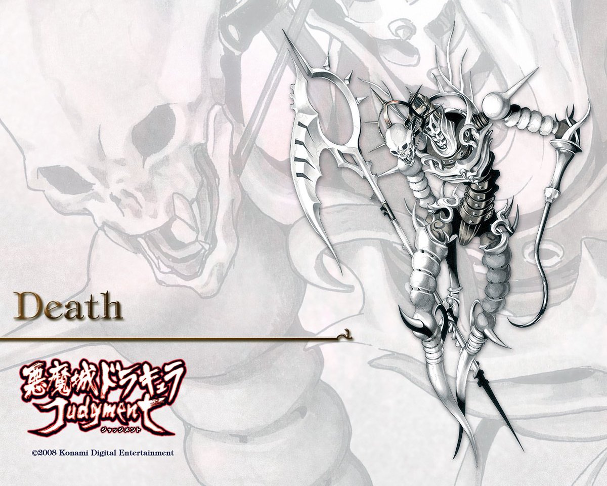 O Xrhsths ミハルス 休止中 Sto Twitter 悪魔城ドラキュラの死神のデザインくそかっこいいから見て