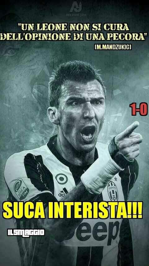 Buon #sabato agli amici di http://Tifosibianconeri.com .
1️⃣7️⃣🇭🇷🦓⚪️⚫️➡️ http://bit.ly/2UpNJ9A
#InterNoGood #MarioMandzukic #LOnnipotente #MM17 #JuveInter