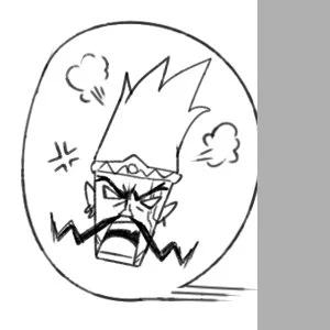 イラストの一部に描いたドレイブン。 