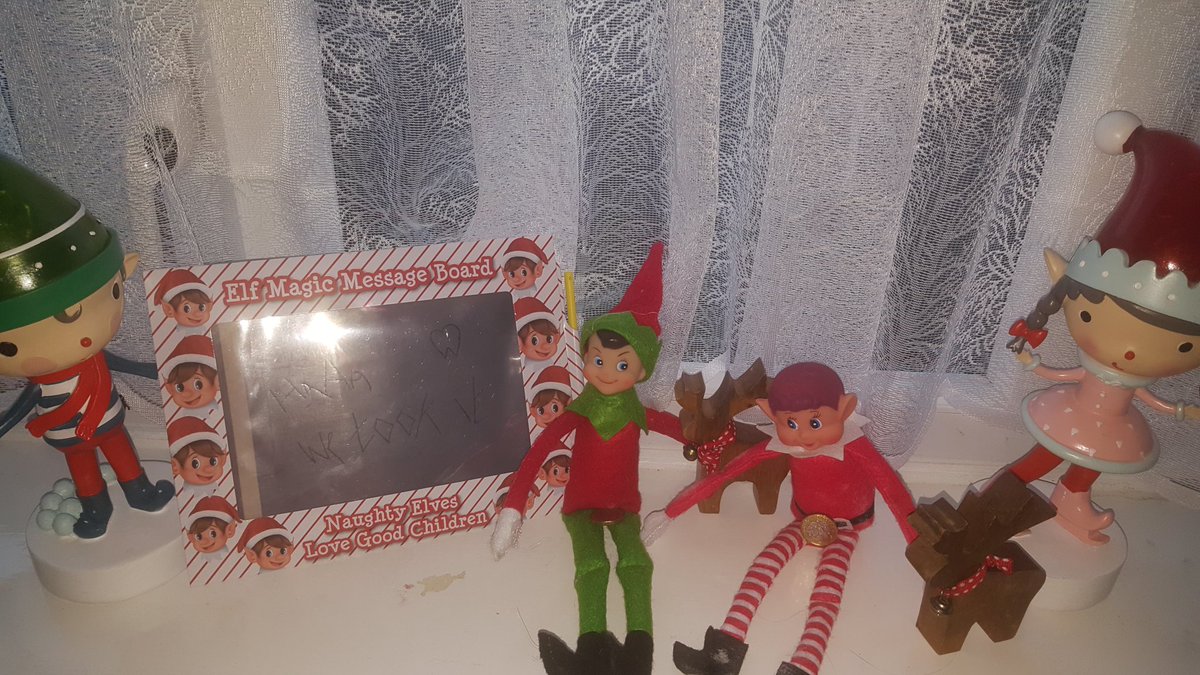 cglynn1989's tweet photo. 😵😵😵 mum the elves took my money off the tooth fairy 🤣🤣 #sorryD #day8 #elfontheshelf https://t.co/OC8yAkiwXO