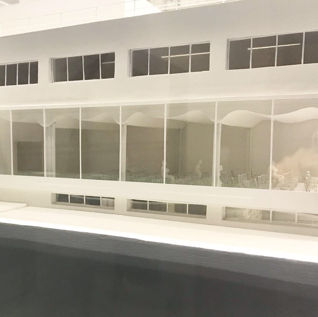 今日から名古屋市美術館で『アルヴァ・アアルト-もう一つの自然』の展覧会が開催されており
エントランスホールには５大学が合同となって制作したセイナヨキ、ヴィープリ図書館の1/50断面模型を展示させて頂いています。
ぜひ皆様足を運んで頂ければば幸いです。
#アルヴァ・アアルト
#名古屋市美術館