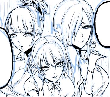 å人ã®åçš¿ãé²ããŠããŸãã
èé£JK3人åšãè¯ã衚æ
æããŠãŸãã