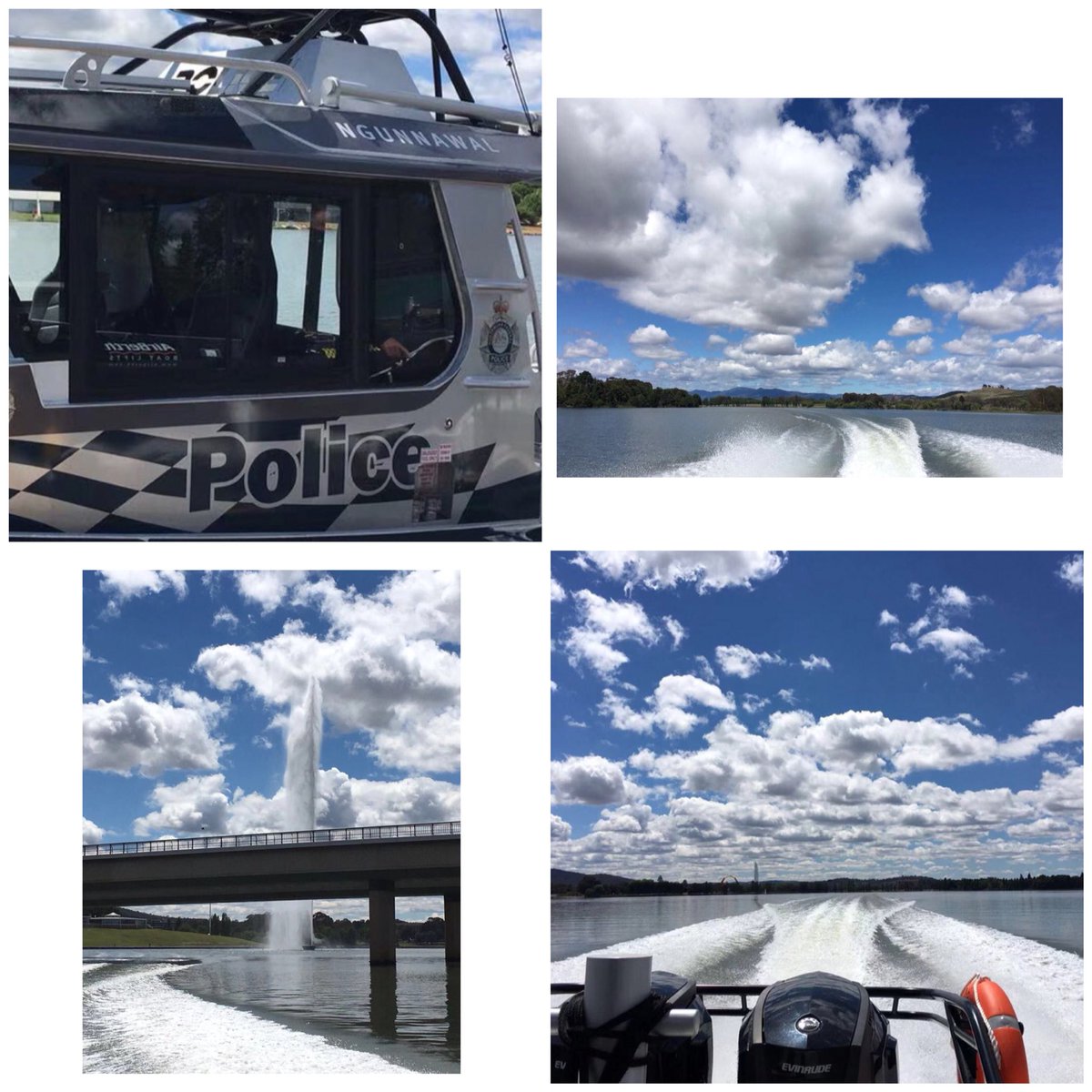 A ride on the police boat