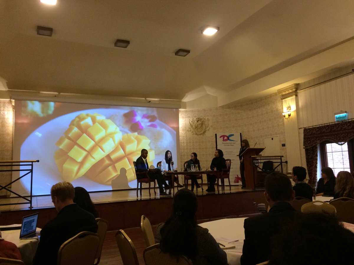Hearing about the impact of 1.5 deg ave change on Thailand &amp; mango &amp; sticky rice #DCDays18
