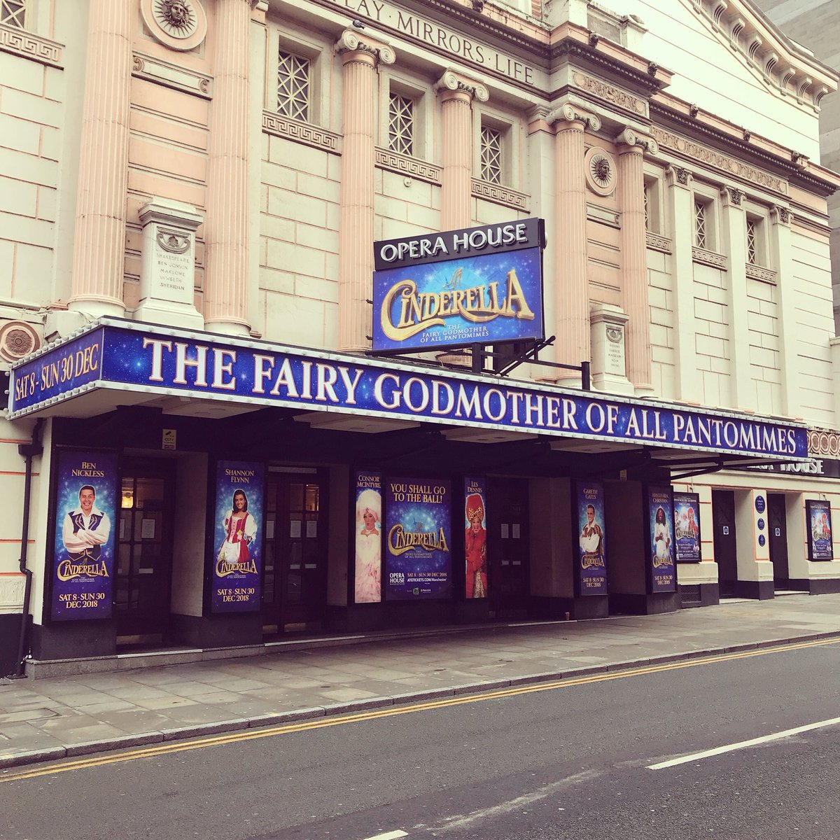 realbennickless's tweet photo. It’s Opening Day at @PalaceAndOpera !! This is an AMAZING Panto, Please Come &amp; See Cinderella, we’re on until 30th December 😁@LesDennis @connor9mcintyre @Gareth_Gates @ShannonFlynn22 @hayleyriamusic @Jack_Wilcox @guyunsworth @fabianaloise @QdosPantomimes https://t.co/1OeCgL4H3S