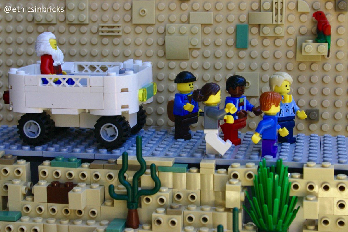 EthicsInBricks's tweet photo. The 21st century trolley problem:
Should a brakeless self-driving car save 5 pedestrians by steering the car in the ravine, or save the passenger by hitting the 5 pedestrians? https://t.co/UG5Fi1RW0W