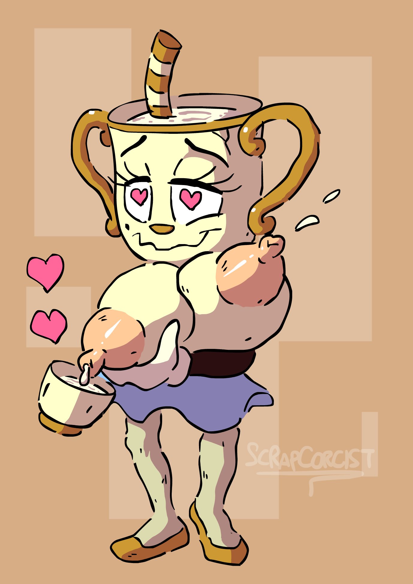 “Ms. Chalice from Cuphead! #nsfw #hentai #porn #R18 #Cuphead #MsChalice #mi...