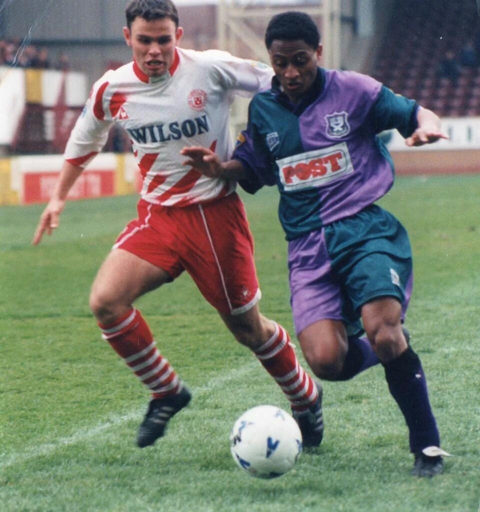 PictureThis Scotland on X: "Alain Horace of Ayr United. (Apps 26, Goals 5).  Pictured in action against Hamilton in 1996/97. https://t.co/QwCykZyg5F" / X