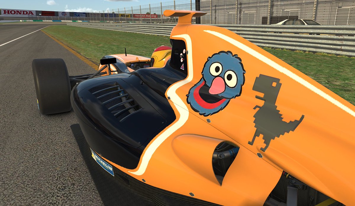 Homer's web has been a bad influence... I'm "working" on my next <a href="/iRacing/">iRacing</a> livery for Formula Renault 3.5 😂😂 <a href="/puters69/">Puters69</a>