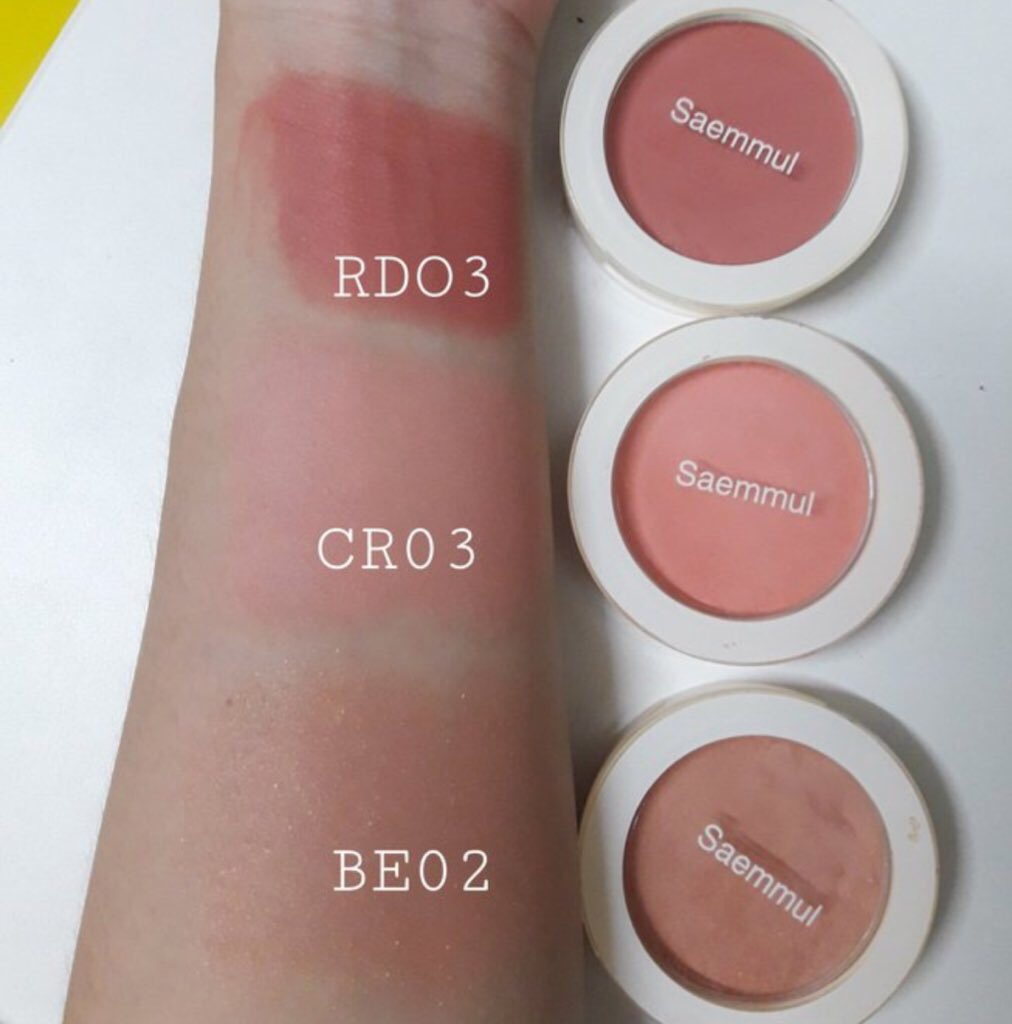 Verygoods8_shop's tweet photo. ✅พร้อมส่ง✅ #บลัชออน #saemmul single blusher สีใหม่สวยมากกก
💟1 ชิ้น 169฿
💟1+1=319฿
#BE02 #BE03 #CR03 #OR04 #RD02 #RD03 #OR03
สนใจ dm มาเลยยย ‼️ 
รีบเลย บางสีเหลือน้อยแล้วนร้าาา
#howtoperfect #คสอพร้อมส่ง #คสอเกาหลี  #เครื่องสำอางเกาหลี https://t.co/JPqxNSejkk