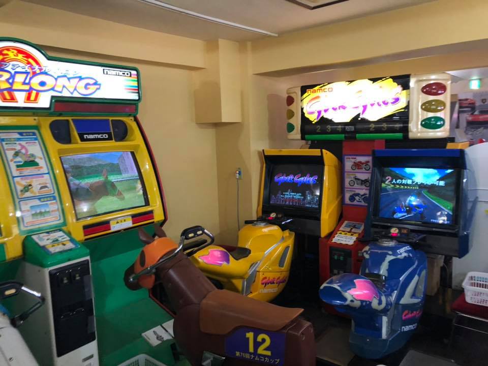 16、サイバーサイクルズ（SD筐体） 17、湾岸ミッドナイト3DX+ 2台 18