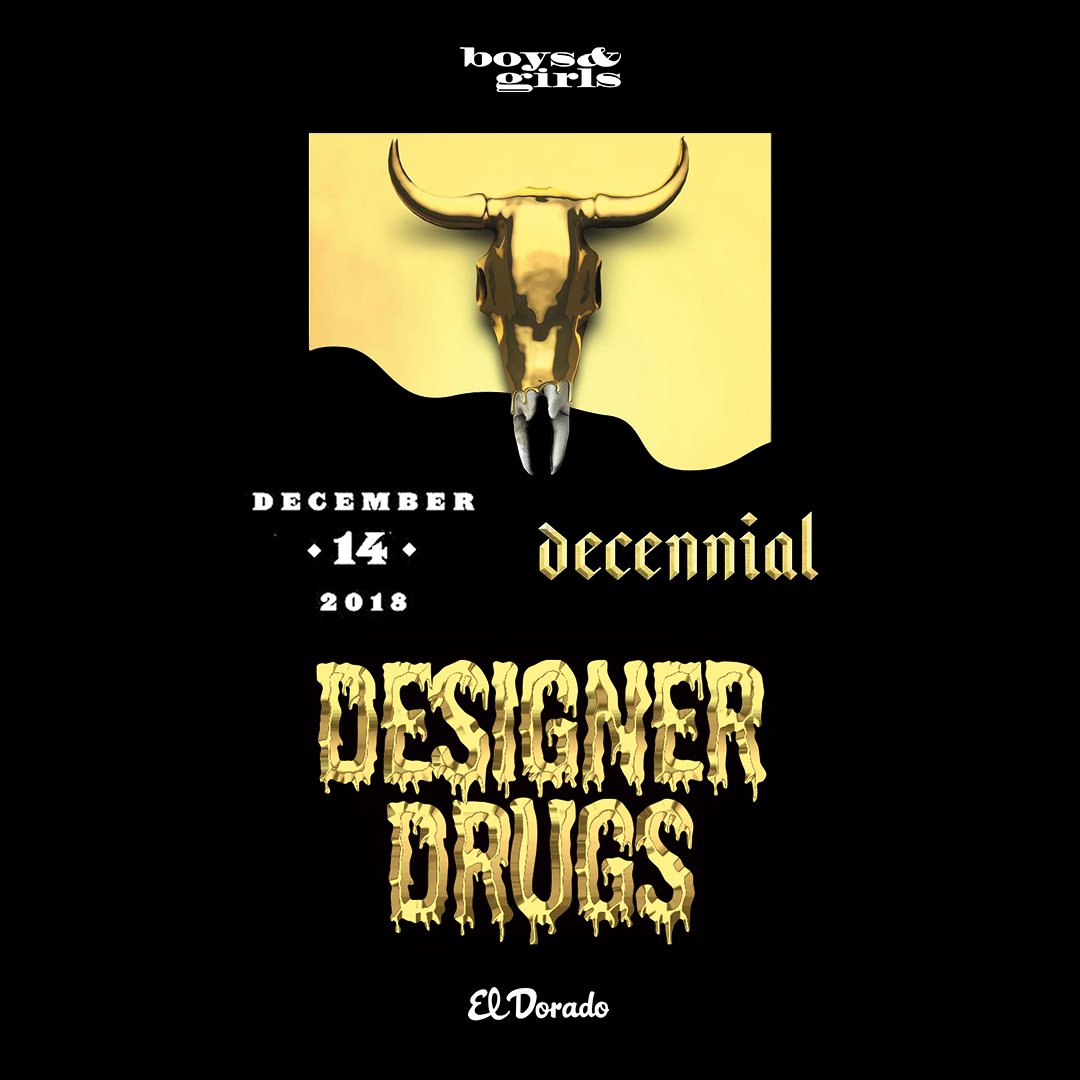 Kicking off our 10 Year Anniversary Weekend w/ <a href="/DesignerDrugs/">Designer Drugs</a>