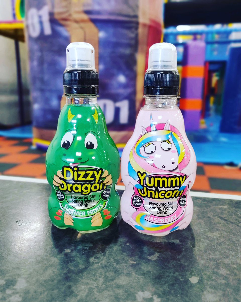 planetplaycred1's tweet photo. Guess whoβs back? π¦ π We know you have been missing our special drinks!
#planetplay #softplay #flavouredspringwater #yummyunicorn #dizzydragon https://t.co/DfVSwhuecr