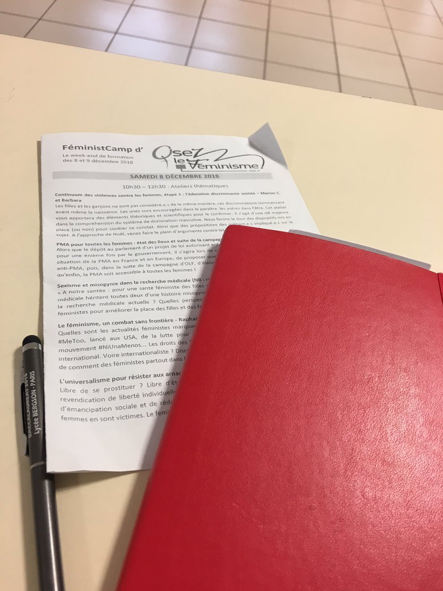 Prête à apprendre des choses! Patriarchat, we’re coming for you! #FeministCamp #olf #osezlefeminisme #feminist #feminisme <a href="/Nous_D_Abord/">Nous D'abord</a>