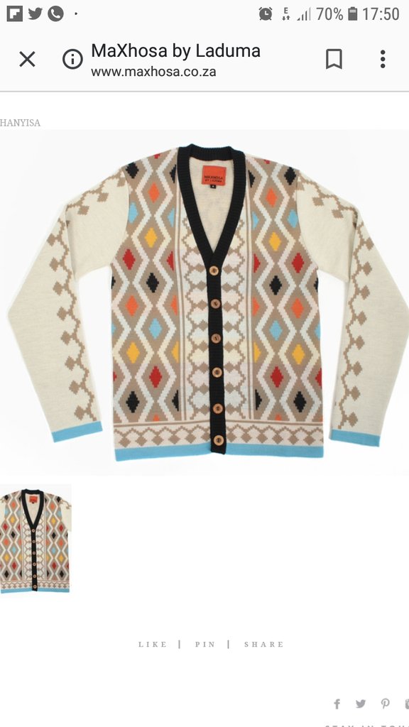 maxhosa cardigan