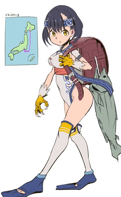 北の国からわざわざ通学してくる系ペンギンガール。 