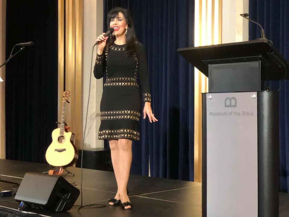 Listenup53's tweet photo. Mary Ann Markarian singing at the Museum of the Bible in Washington, D.C. Congratulations Mary Ann! Listen up... more BIG NEWS about to drop!!! https://t.co/8tPJ8aSfQW