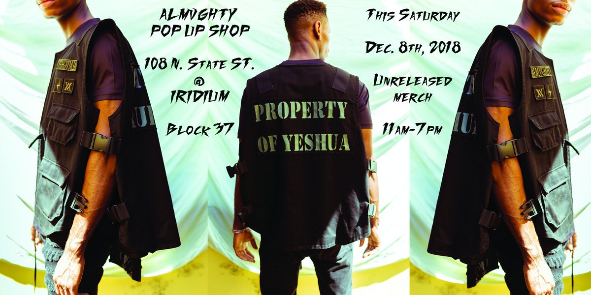 ALMVGHTY's tweet image. Pop Up Shop Downtown Today 🎁🎄 - mailchi.mp/762dec115e5e/p…