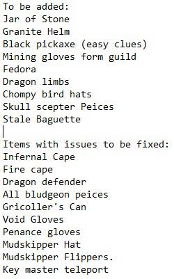 Old School Runescape On Twitter On Thursday We Released The In Game Collection Log It Was Quite The Update And Quite The Task To Capture Every Item If You Have Any Questions Suggestions