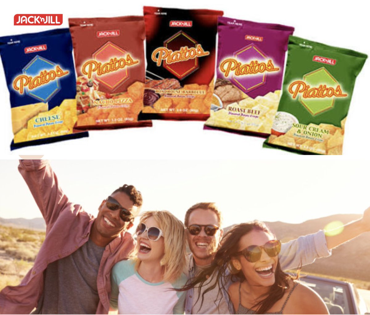 JackNJill_Ph's tweet photo. Spend your next barkada moment with a lot of fun during Piattos time!
#JacknJill #JNJ #RelievetheMemories
#TheFilipinoSnackingExperience 
#MeriendaMemories
#piattime #piattos https://t.co/AuM1P9YkBv