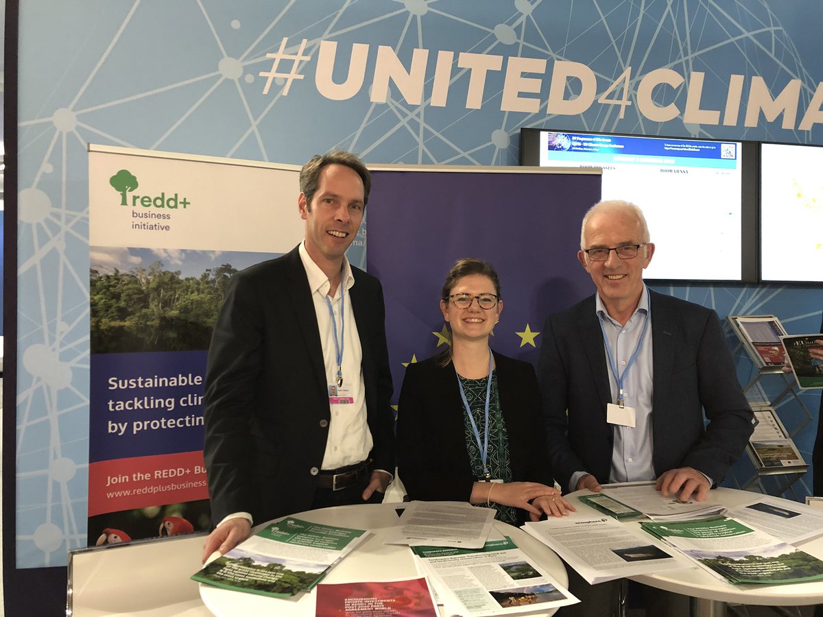 REDDBusiness's tweet photo. We’re here with @ecosphereplus and @Greenchoice at Meet the Experts! Come at talk to us in the EU Pavilion #COP24 about #REDD+, the role of natural climate solutions, corporate climate action and the role of the voluntary market. https://t.co/eJK5TxoEMN