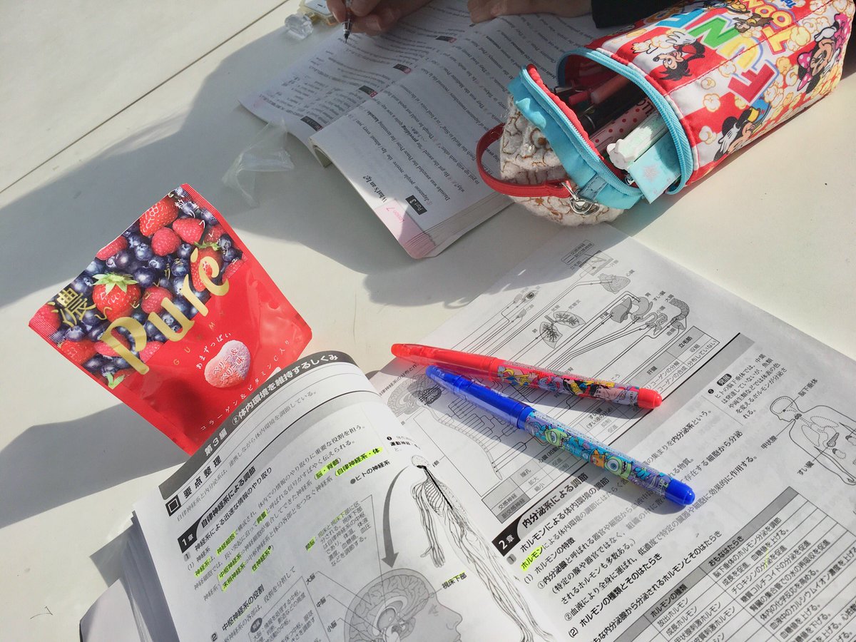 jupiter__1202's tweet image. No.35 #MyStudyNote 生物🍓

友達と語句暗記のため、
歌とダンスで体で覚える生物基礎😂

視床下部から放出ホルモン、
脳下垂体前葉から甲状腺刺激ホルモンと
副腎皮質刺激ホルモン。
後葉からはバソプレシン〜笑