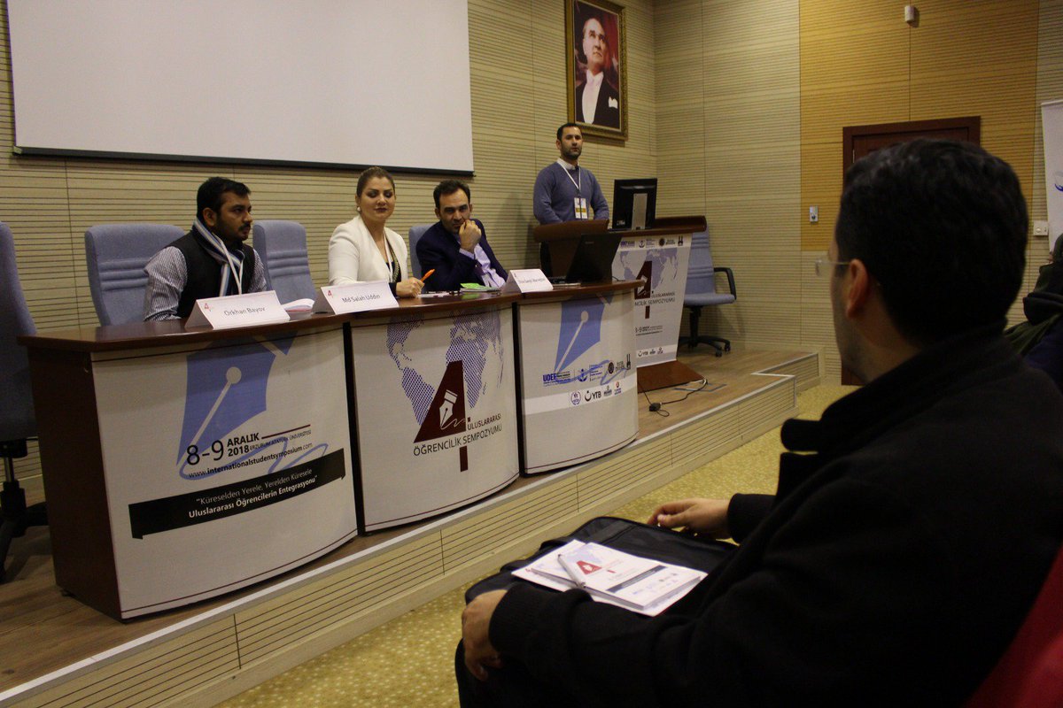 Sempozyumumuz 3 ayrı salonda düzenlenen eş zamanlı oturumlar ile devam ediyor.#UDEF <a href="/UDEForgtr/">UDEF</a>