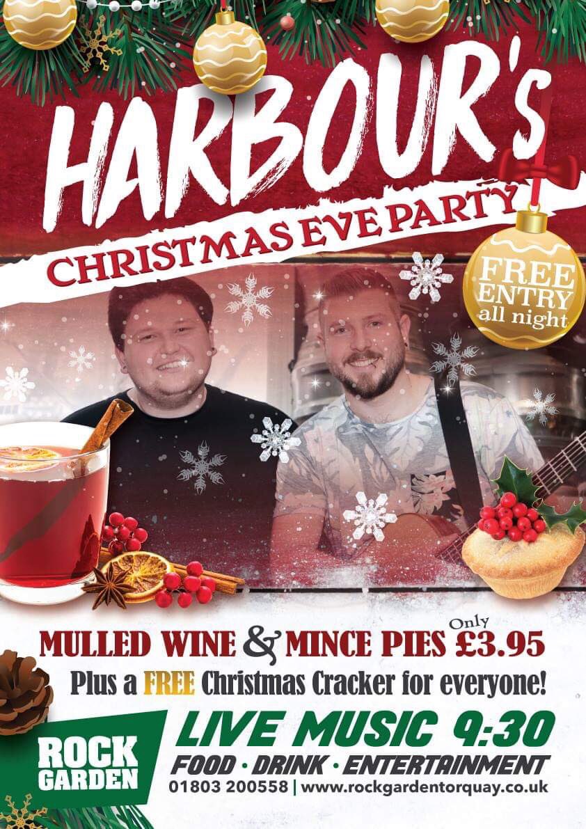 #christmaseve #party #music #mincepies #MulledWine #cocktails #cracker #drinks #food #singer #singersongwriter #torquay