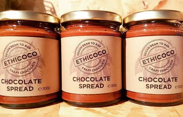 The only thing you need to think about is where you're going to spread it! £6 per jar. Available for order or to buy at the factory. Just pop down! zpr.io/64an9

#ethicoco #veganchocolate #spreadable #melting #veganhampshire #ethicalfood #chocolatespread #natural #vega