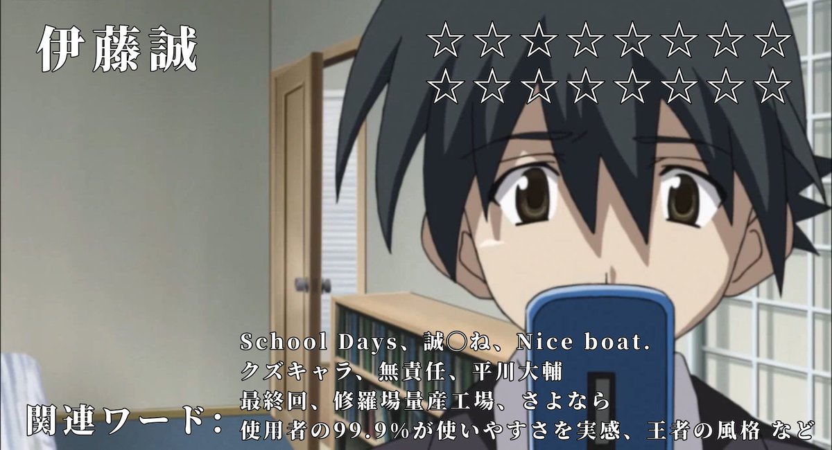 アニメキャラのネタツイ使いやすさ一覧 ビリー モーガンの漫画