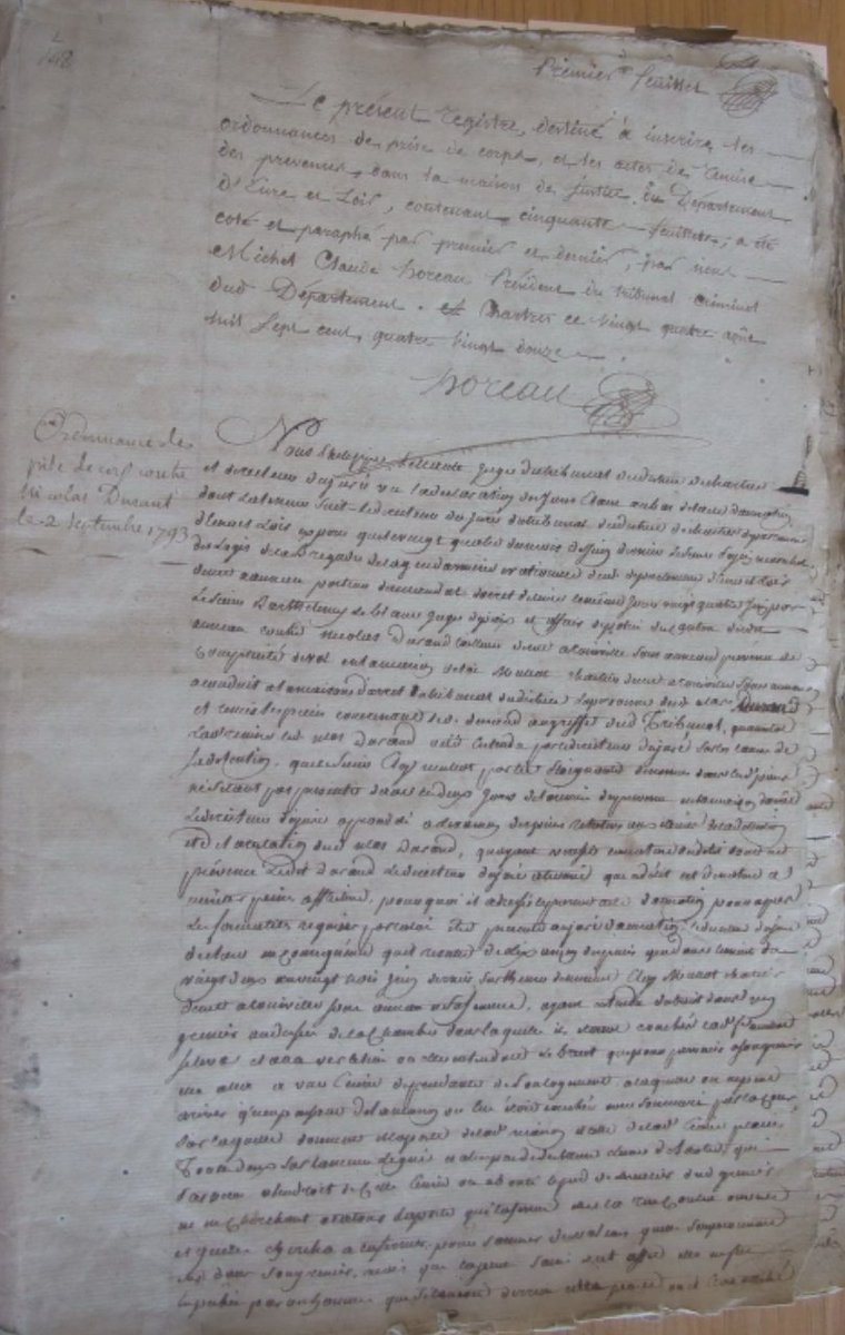 CRGPercheGouet's tweet photo. Sur notre site, dans "Registres en ligne", vous trouverez de nouveaux types de documents : les registres d'écrou de Chartres sont en ligne pour la période 1788-1800. #genealogie #EureetLoir #Ecrou Nombreuses informations : description des prisonniers, motifs d'emprisonnement... https://t.co/JLNCGMa0IO