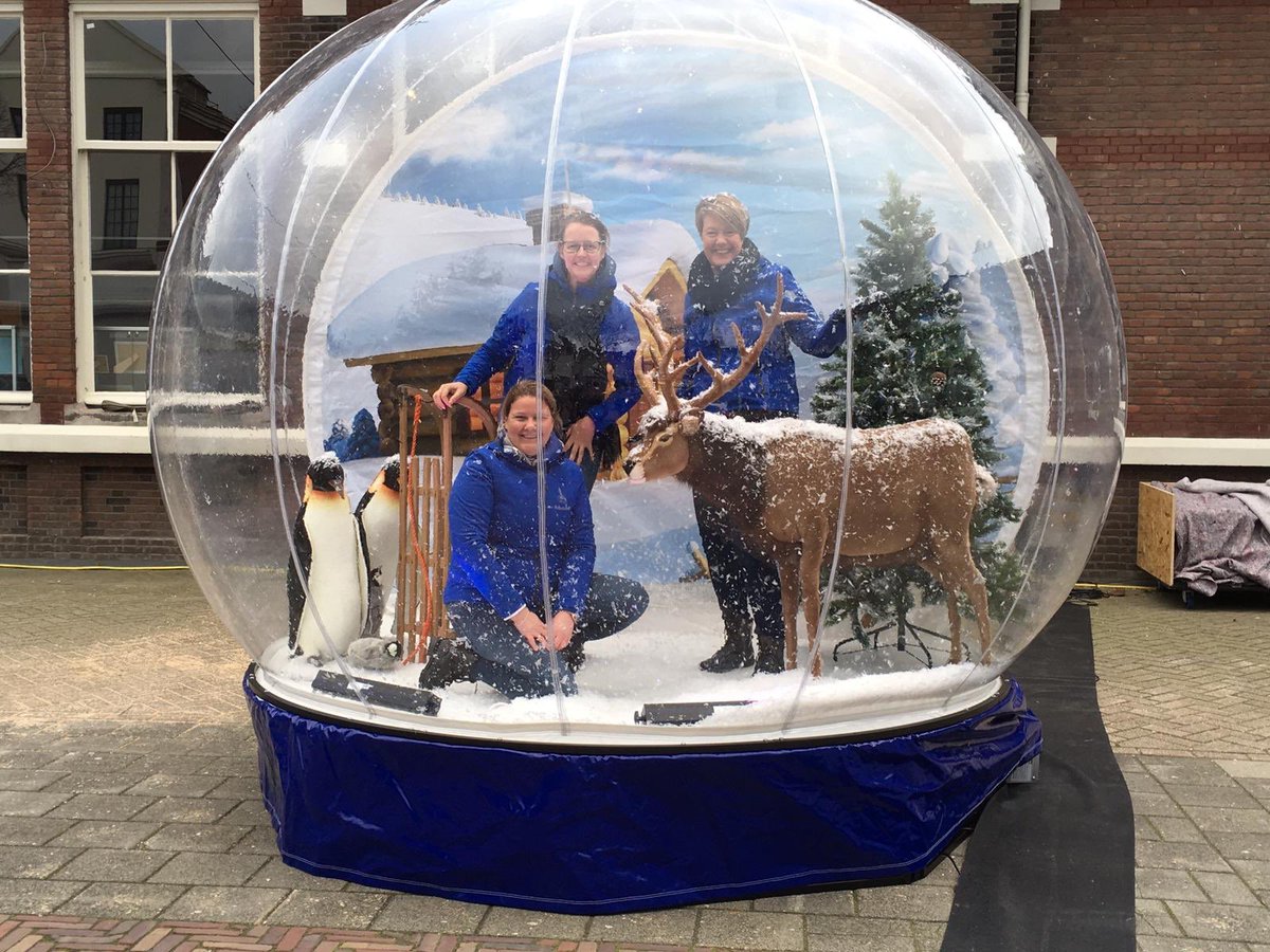 Rabo snow globe #rabobank @RaboHHV #diekhuus #middelharnis