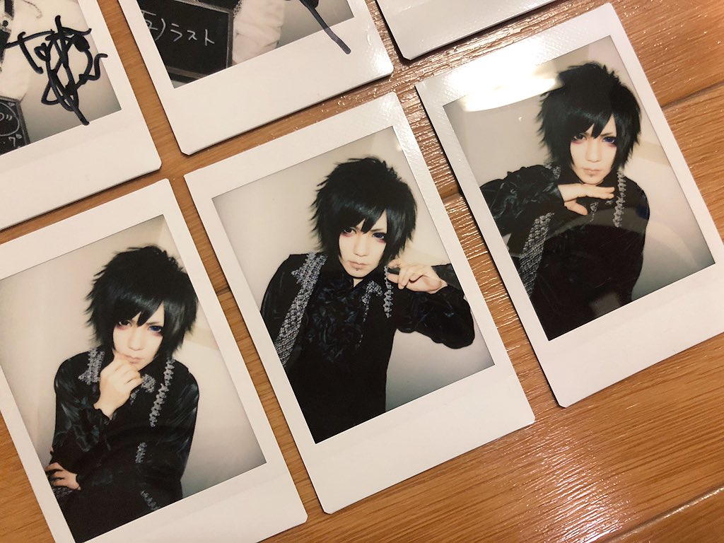 R指定 人間失格(再)新宿BLAZE公演の七星、宏崇、Zさんのチェキを楓さん