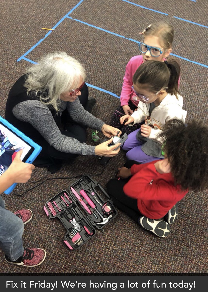 PembrokeElemen1's tweet image. Mrs. Smith broke her laminator this week and we decided we would have a “fix it Friday” the good news we used a lot of problem-solving to take the laminator apart the bad news it was not fixable #fixitfriday @ginapsmith