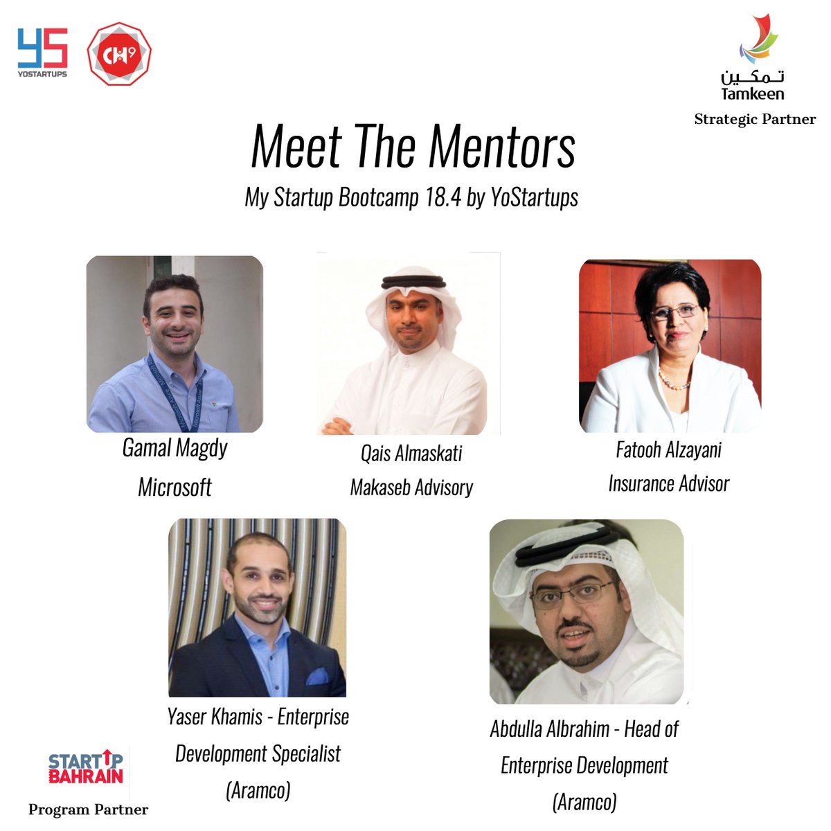 Meet the mentors of #MyStartupBootcamp 18.4 by @YoStartups