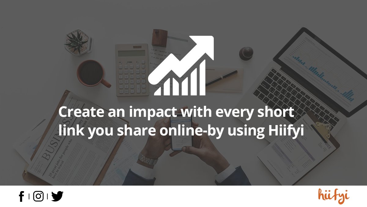 hiifyi's tweet photo. Create trackable links which creates an impact by using one of the best URL shortener Hiifyi."
Visit: https://t.co/uSqMWTRhKK
#URL #ShortURL #ShortURLService https://t.co/TSkXCD61Gj