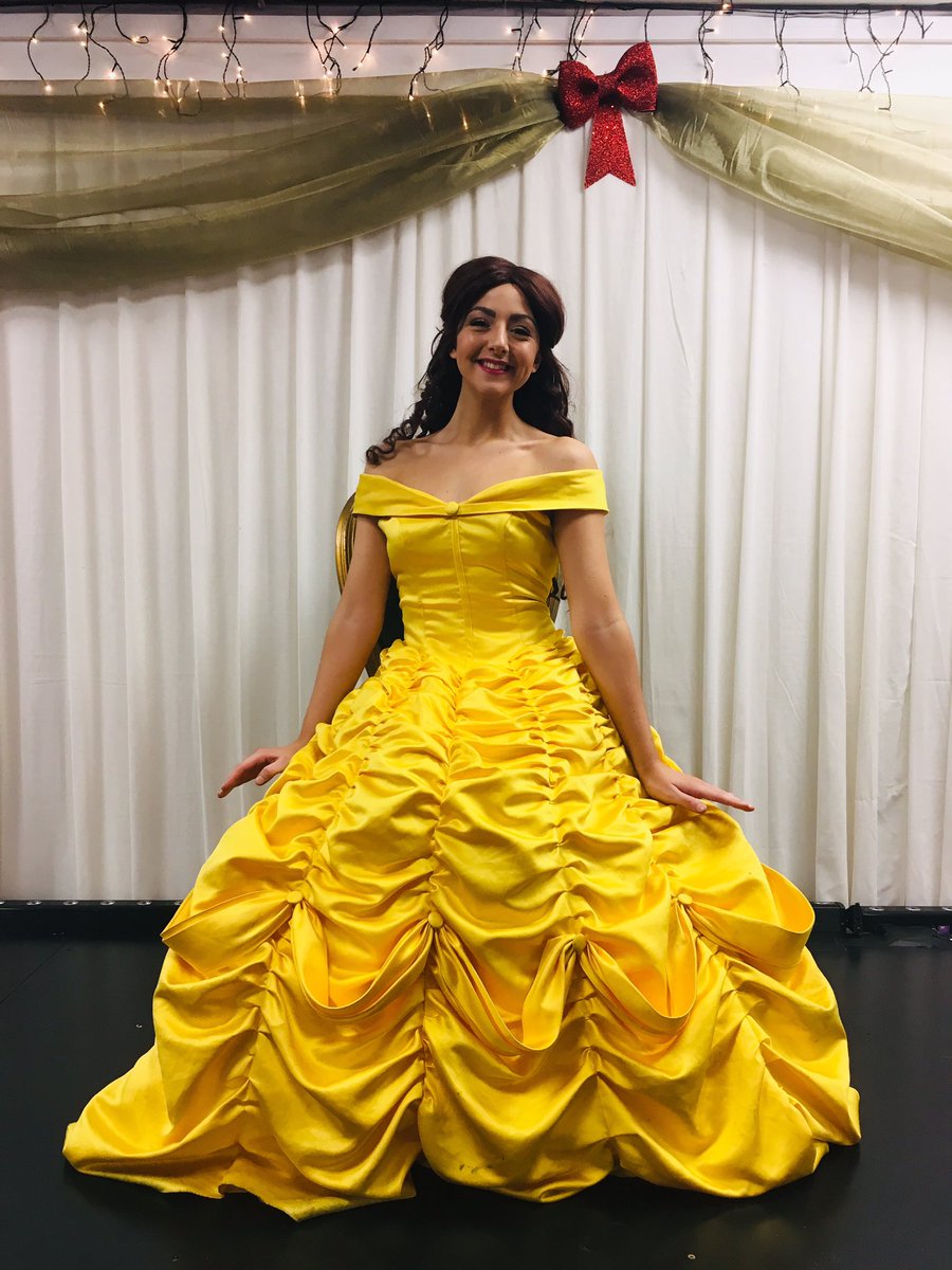 SLPJA's tweet photo. There’s just two hours left to come and have a photo with Belle at our Christmas Fayre in Studio 2! https://t.co/a325WmA3db