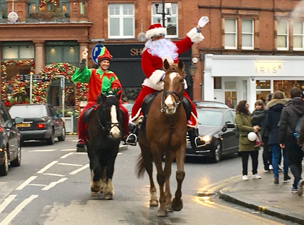 Come and see Father Christmas and his Elves in Wimbledon Village on Sunday at 1.30pm. #christmasiscoming #tistheseason #wimbledonvillage