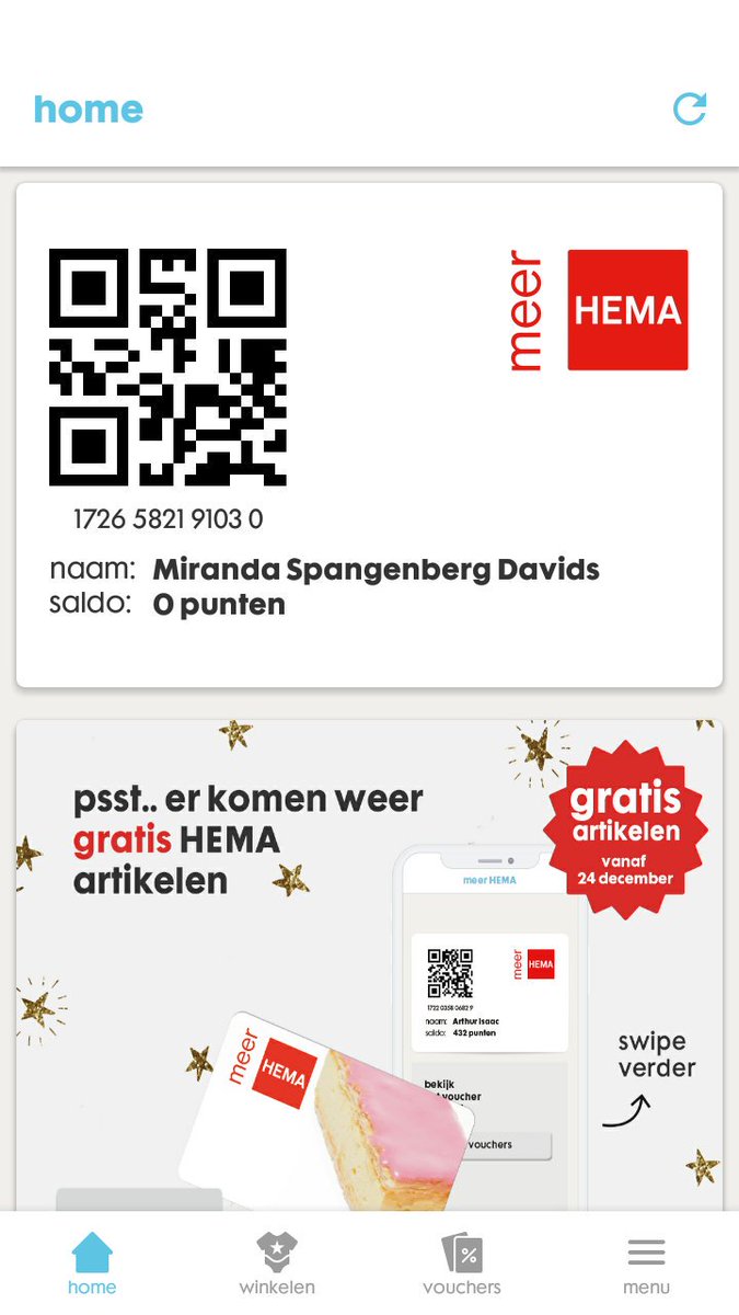 Makkelijk te gebeuren Gepensioneerd buitenspiegel HEMA on Twitter: "@gogeltje Oh nee! Ik heb je 'meer HEMA' klantenpas gecontroleerd en zie dat je nog steeds 319 punten hebt. Misschien helpt het om de app te verwijderen en opnieuw Makkelijk te gebeuren Gepensioneerd buitenspiegel HEMA on Twitter: "@gogeltje Oh nee! Ik heb je 'meer HEMA' klantenpas gecontroleerd en zie dat je nog steeds 319 punten hebt. Misschien helpt het om de app te verwijderen en opnieuw