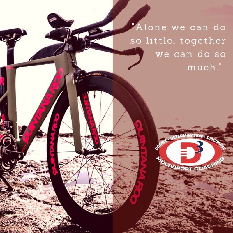 D3_Multisport's tweet photo. This is the perfect quote to announce our partnership with @quintanarootri &amp; welcome them to Team D3!  We've been doing cartwheels in the office - this is an incredible opportunity for our athletes to experience award-winning bikes &amp; high-performance wetsuits.  #D3Powered https://t.co/8hIBQUu6EL