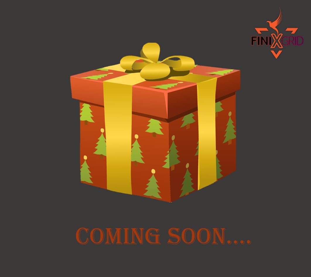 FinixGrid's tweet photo. With Christmas approaching we have a special gift coming for all our creators! Stay tuned.... https://t.co/eugty4peIv