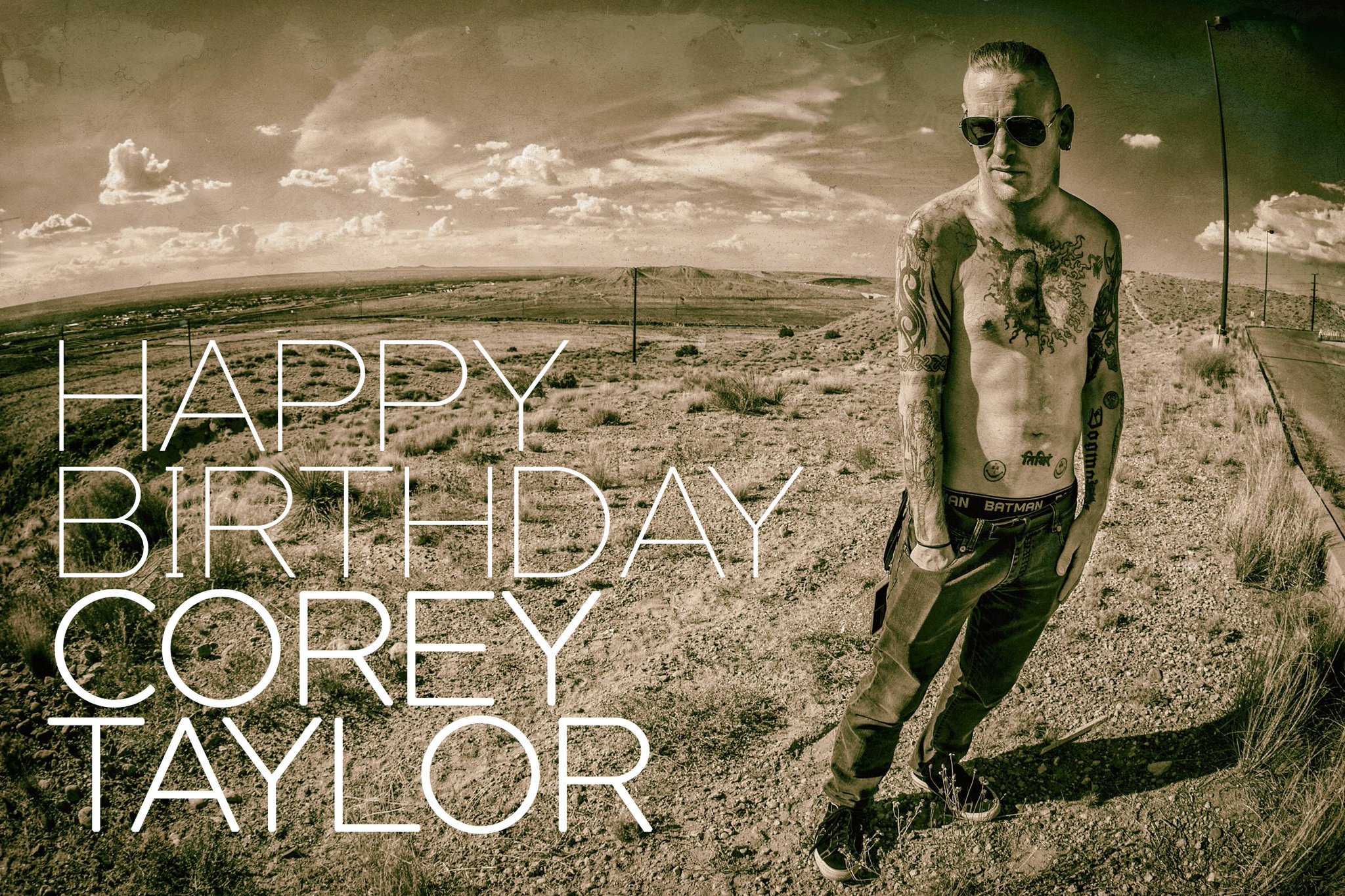Happy Birthday Corey Taylor. Have a good one, lad!  