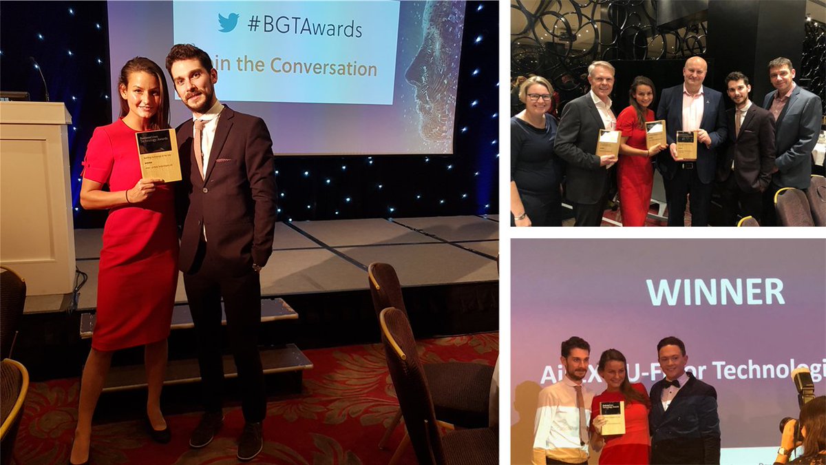 We are thrilled that #AirEx won the 'Building Technology of the Year' award at 
#BusinessGreenTechnologyAwards last night! Extremely proud of the team!