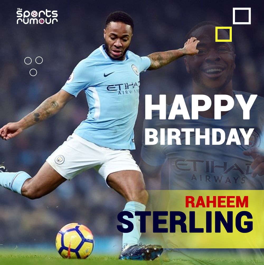 Wishing him a very very happy birthday Raheem Sterling. The English footballer turns 24 today. 