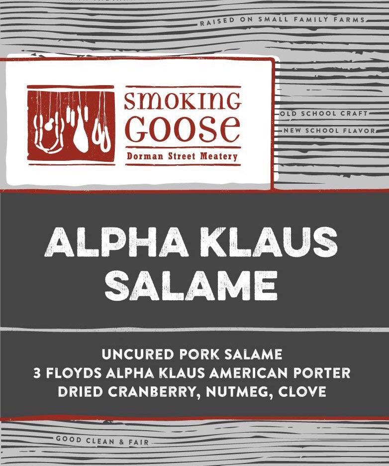 SmokingGoose's tweet image. Pop Up SALE! meat treats + gifts at tonight’s @YelpIndy Holiday #Bazaar 12/8 at Central @indylibrary — RSVP for Free Entry yelp.com/events/indiana… 
#PrepSecret our limited release @3floyds collab will be available: Alpha Klaus Salame