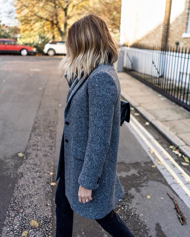 Taking it back to the classics, <a href="/Ems_EJSTYLE/">Emma Hill</a> wears our Herringbone City Coat. bit.ly/2y5tBQs