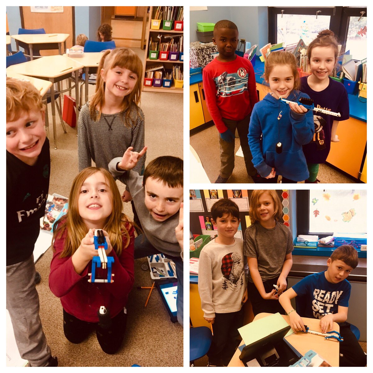 MWeck3's tweet photo. Learning about incline planes by building with legos! #mannschool #oakpark97 #opef #gearedup #funwithlegos! https://t.co/lmGheZCJKN
