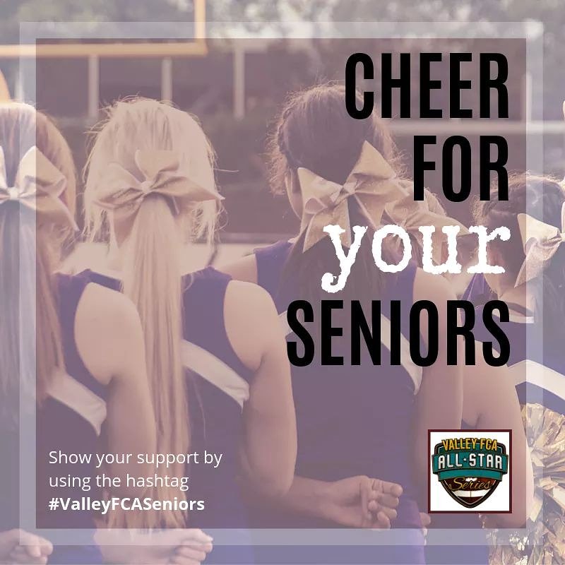 ValleysFCA's tweet photo. S-P-I-R-I-T, spirit!
Hey, let's hear it!
Gonna high gear it!
'Cause we've got spirit!
Our senior cheerleaders are gearing up for the ASG half-time performance & a great game. Come support your school, football & community! For tickets, https://t.co/HnTV2x0COY #ValleyFCASeniors https://t.co/vYYjjzWwZM
