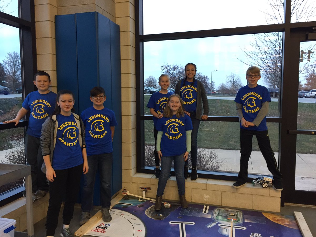 MrsJenLong's tweet photo. We're ready for the FLL state competition today. Good luck Legendary Spartans! @TeacherHazelton @s_longenberger  @wcs_jefferson #WCSMission https://t.co/9ENthTujfx